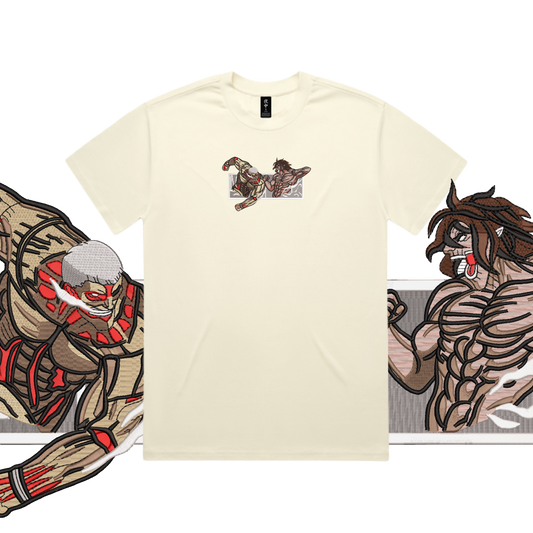 AOT Inspired Heavy Tee - Cream