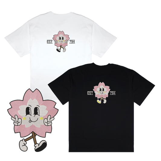Sakura Retro Character - Boxy Tee