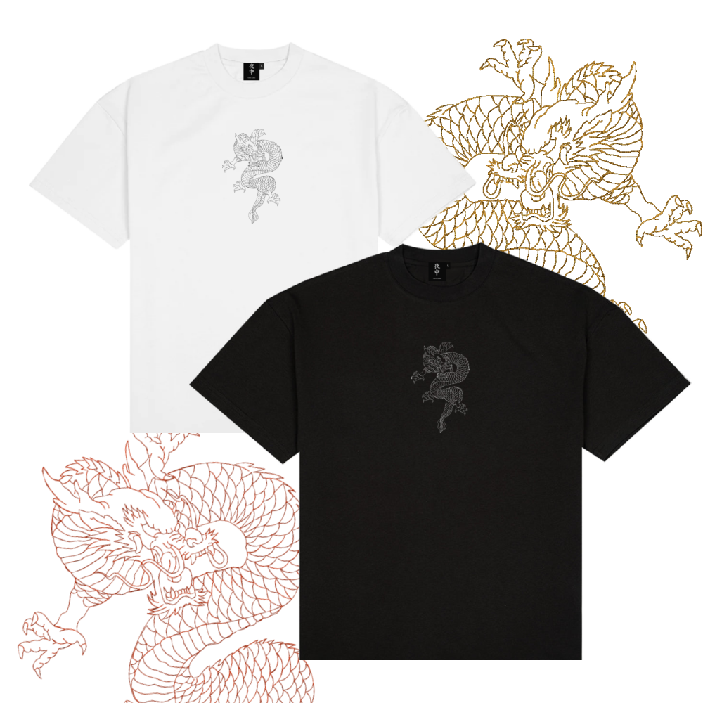 Chinese Dragon Boxy Tee