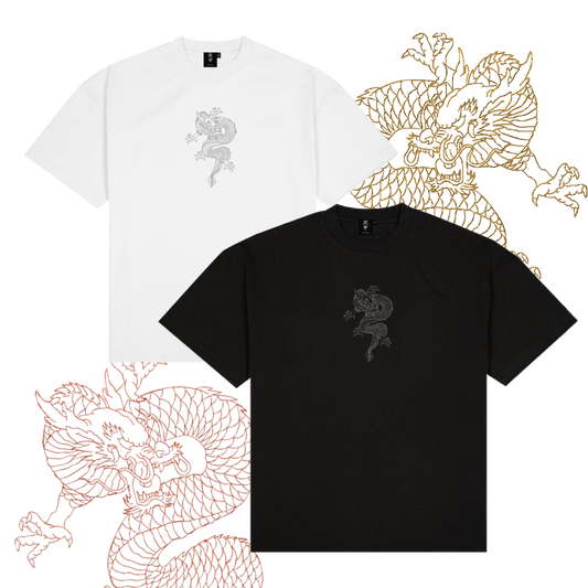 Chinese Dragon Boxy Tee