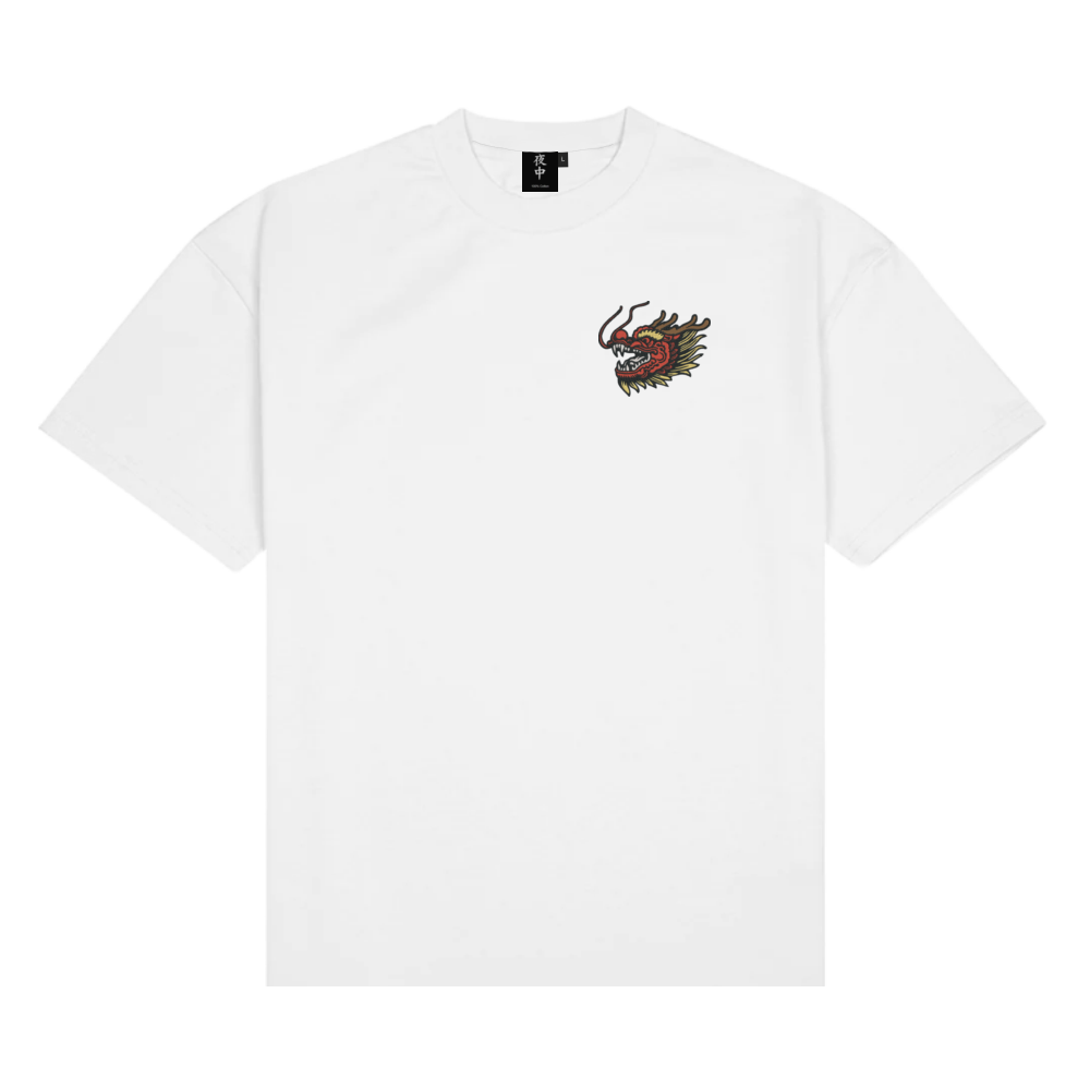 Dragon Head Boxy Tee (Left Chest)