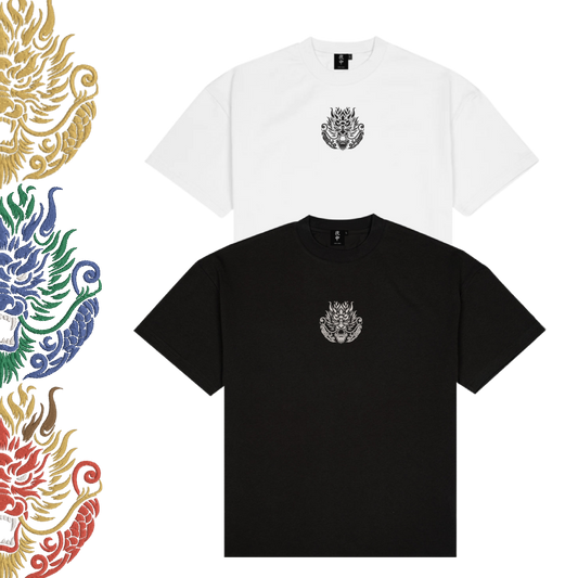 Dragon Face Boxy Tee (Centre Chest)