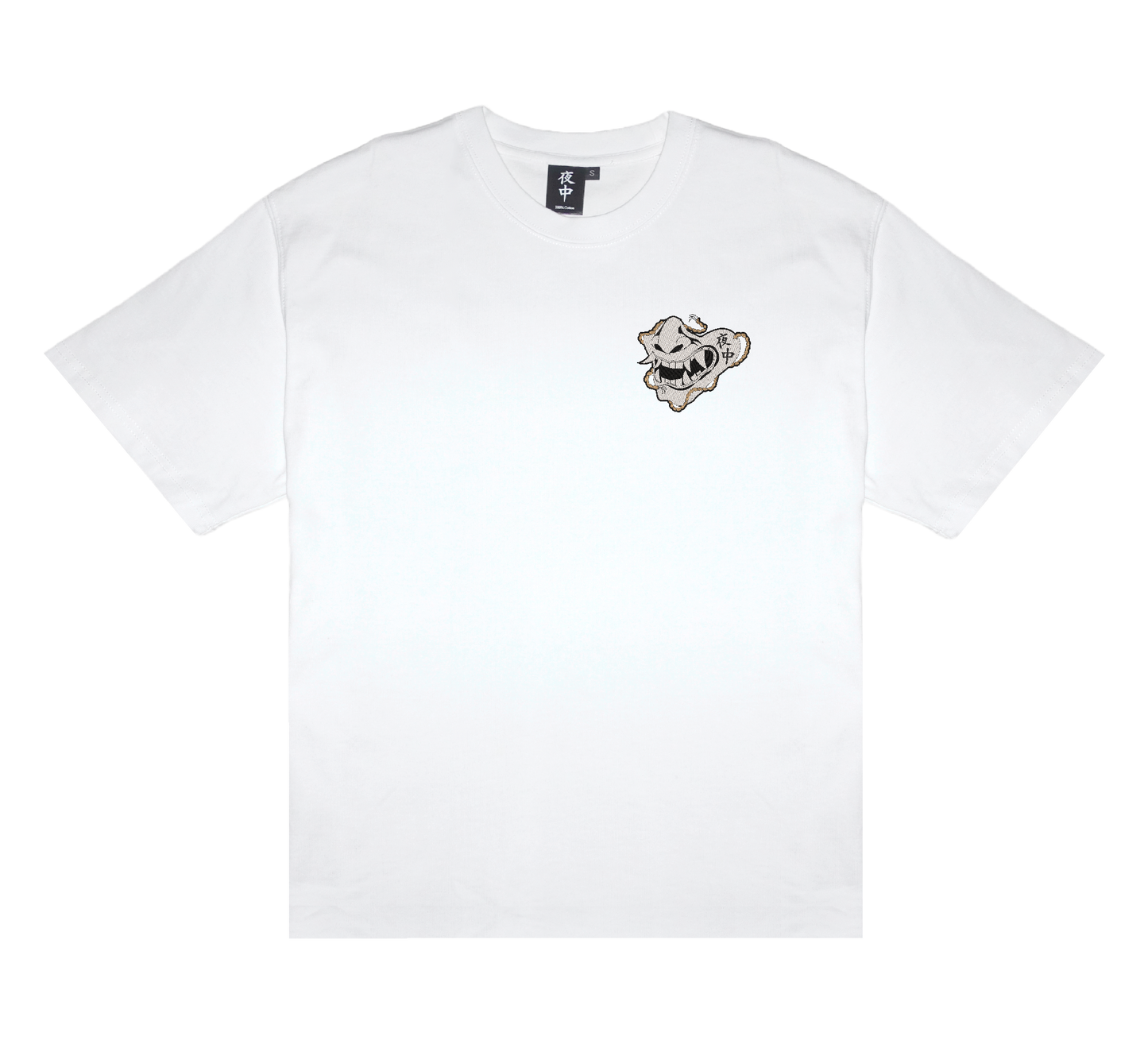 Half Oni Mask - Boxy Tee