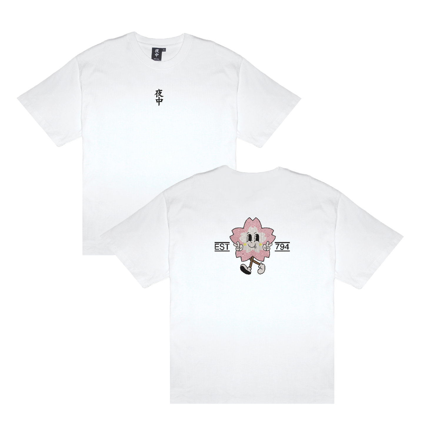 Sakura Retro Character - Boxy Tee