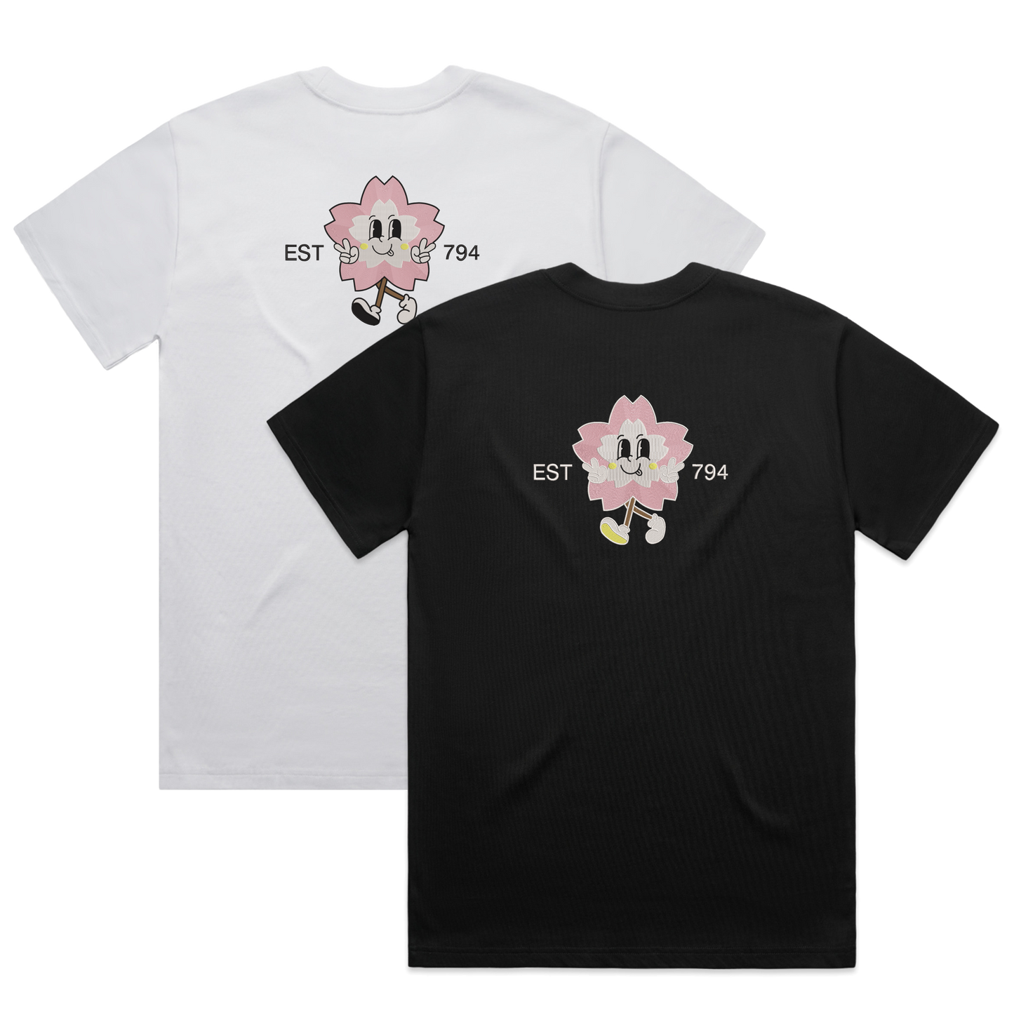 Sakura Retro Character - Heavy/Boxy Tee