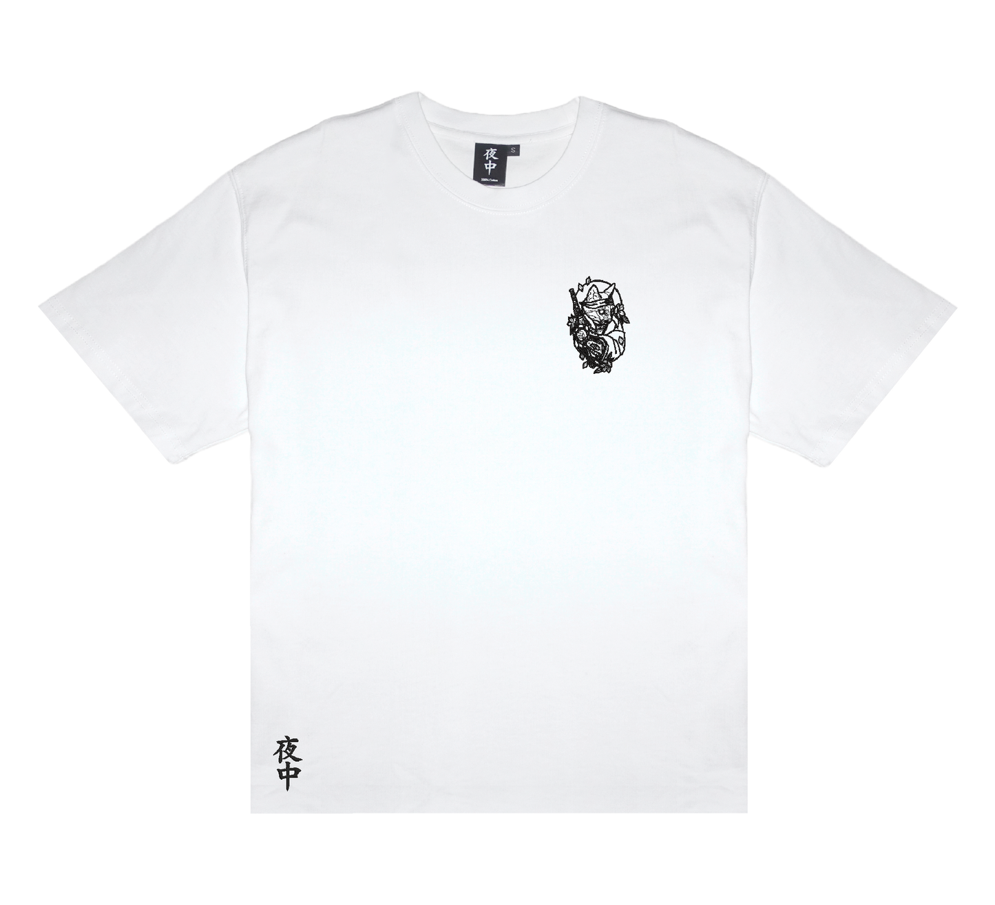 Samurai Cat - Boxy Tee